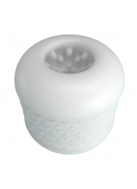 Белый сквозной мастурбатор Crystle - Baile - в Воронеже купить с доставкой