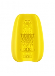 Желтый мастурбатор-яйцо Bisedze - LoveStore - в Воронеже купить с доставкой