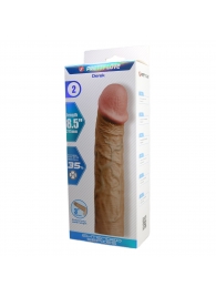 Телесная насадка на пенис Derek - 21,5 см. - Baile - в Воронеже купить с доставкой