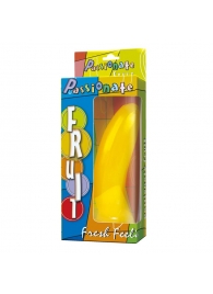 Желтый стимулятор в форме банана - 17 см. - Baile