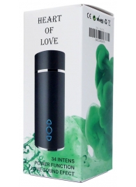 Мастурбатор-вагина с вибрацией Heart Of Love в колбе в форме сердца - Boys of Toys - в Воронеже купить с доставкой