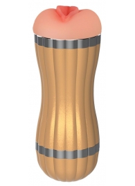 Мастурбатор-вагина с вибрацией в колбе Bevis - Boys of Toys - в Воронеже купить с доставкой