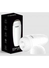 Белый мастурбатор с вибрацией в колбе Fuzone - Boys of Toys - в Воронеже купить с доставкой