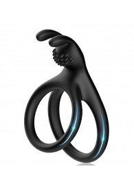 Черное эрекционное кольцо с подхватом мошонки - Boys of Toys - в Воронеже купить с доставкой