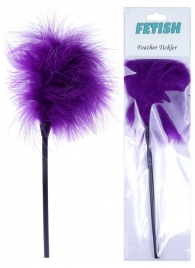 Фиолетовая пуховка для любовных игр - 28 см. - Boys of Toys - купить с доставкой в Воронеже