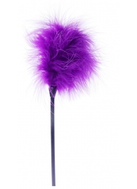 Фиолетовая пуховка для любовных игр - 28 см. - Boys of Toys - купить с доставкой в Воронеже