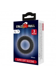 Черное эрекционное кольцо Dilson - Baile - в Воронеже купить с доставкой