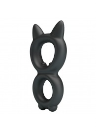 Черное двойное эрекционное кольцо Toran - Baile - в Воронеже купить с доставкой