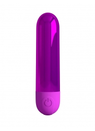 Лиловая перезаряжаемая вибропуля Kiwi - Baile