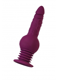 Фиолетовая мини-машина для секса Striker с пультом ДУ - 23,5 см. - ToyFa - купить с доставкой в Воронеже