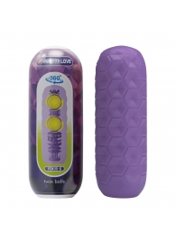 Фиолетовый мастурбатор Venus-X Twin balls - Baile - в Воронеже купить с доставкой