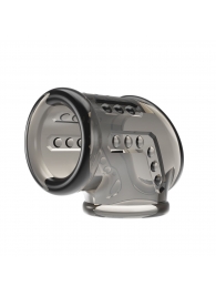 Дымчатая насадка на пенис и мошонку - Baile - в Воронеже купить с доставкой