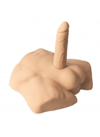 Телесный мужской полуторс с фаллоимитатором SILEXD Apollo S 7 - Adrien Lastic