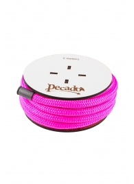 Розовая веревка для шибари на катушке - 5 м. - Pecado - купить с доставкой в Воронеже