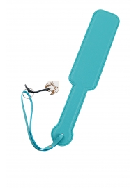 Голубой кожаный пэддл - 37 см. - Pecado - купить с доставкой в Воронеже