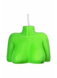 Зеленая сувенирная свеча «Женский силуэт» - Pecado - купить с доставкой в Воронеже