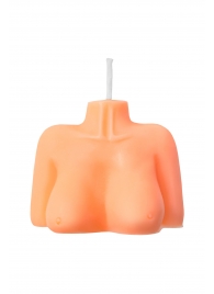 Оранжевая сувенирная свеча «Женский силуэт» - Pecado - купить с доставкой в Воронеже