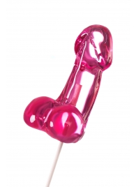 Розовый леденец в форме члена со вкусом айриш крим - 80 гр. - Sosuчki - купить с доставкой в Воронеже