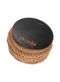 Джутовая веревка для шибари на катушке - 5 м. - Pecado - купить с доставкой в Воронеже