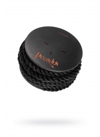 Черная веревка для шибари на катушке - 5 м. - Pecado - купить с доставкой в Воронеже