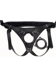 Пояс Hard Brutal для больших насадок - LOVETOY (А-Полимер) - купить с доставкой в Воронеже