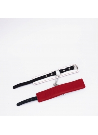 Бело-красные кожаные оковы - Crazy Handmade - купить с доставкой в Воронеже