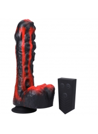 Черно-красная мини-машина на присоске Tendril Thruster - 21,6 см. - Doc Johnson - купить с доставкой в Воронеже