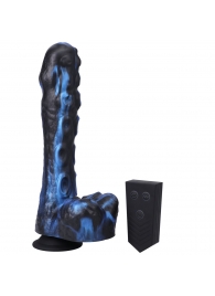 Черно-синяя мини-машина на присоске Tendril Thruster - 21,6 см. - Doc Johnson - купить с доставкой в Воронеже