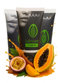 Набор из 3 съедобных лубрикантов JUJU со вкусом тропических фруктов - JuJu - купить с доставкой в Воронеже