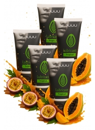 Набор из 5 съедобных лубрикантов JUJU со вкусом тропических фруктов - JuJu - купить с доставкой в Воронеже