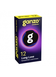 Презервативы с анестетиком для продления удовольствия Ganzo Long Love - 12 шт. - Ganzo - купить с доставкой в Воронеже