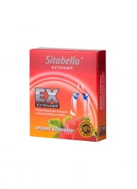 Стимулирующая насадка Sitabella Extender  Клубника - Sitabella - купить с доставкой в Воронеже