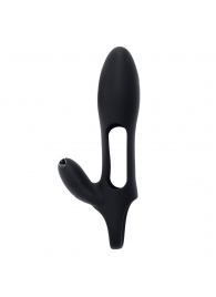 Черная насадка на пенис с вибрацией Nautilus - Zero Tolerance - в Воронеже купить с доставкой