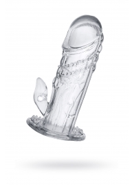 Прозрачная насадка на пенис Uco - 13 см. - A-toys - в Воронеже купить с доставкой
