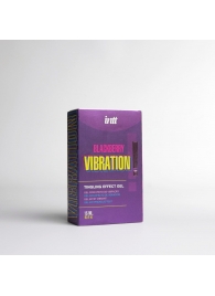 Стимулирующий гель с эффектом вибрации Blackberry Vibration - 15 мл. - INTT - купить с доставкой в Воронеже