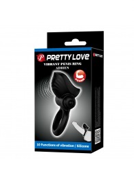 Черное эрекционное кольцо с вибрацией Adrien - Baile - в Воронеже купить с доставкой