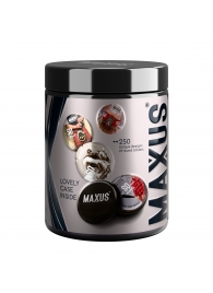 Черные утолщенные презервативы MAXUS Extra Strong с железным кейсом - 15 шт. - Maxus - купить с доставкой в Воронеже