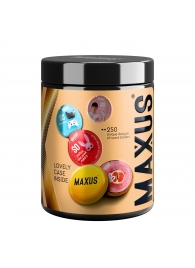 Точечные презервативы MAXUS 2000 Amazing Dots с железным кейсом - 15 шт. - Maxus - купить с доставкой в Воронеже