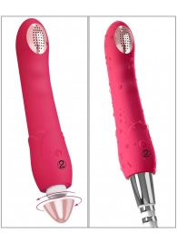 Малиновая насадка на душ с вибрацией Showers to orgasm - 20,1 см. - Orion - купить с доставкой в Воронеже