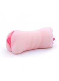 Телесный двусторонний мастурбатор - вагина и ротик - Boys of Toys - в Воронеже купить с доставкой