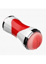 Двусторонний мастурбатор в колбе Power Grip Cup - вагина и ротик - Boys of Toys - в Воронеже купить с доставкой