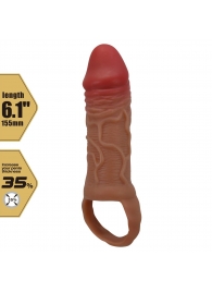 Реалистичная насадка на член Peirre - 15,5 см. - Baile - в Воронеже купить с доставкой