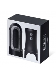 Набор Tenga Flip Zero Electronic Vibrotation: мастурбатор с вибрацией и устройство вращения - Tenga - в Воронеже купить с доставкой