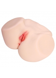Мастурбатор-полуторс с двойным слоем материала и вибрацией Jenny Onahole Real Vagina - KOKOS - в Воронеже купить с доставкой