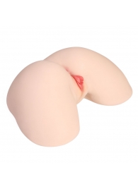 Мастурбатор-полуторс с двойным слоем материала и вибрацией Jenny Onahole Real Hips - KOKOS - в Воронеже купить с доставкой