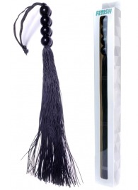 Черная силиконовая плеть - 37 см. - Boys of Toys - купить с доставкой в Воронеже