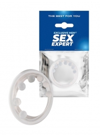 Эрекционное кольцо с мягкой стимулирующей насадкой - Sex Expert - в Воронеже купить с доставкой