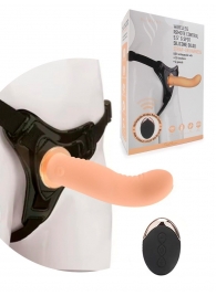 Женский вибрострапон со съемной насадкой и пультом ДУ - Erokay - купить с доставкой в Воронеже