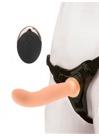 Женский вибрострапон со съемной насадкой и пультом ДУ - Erokay - купить с доставкой в Воронеже