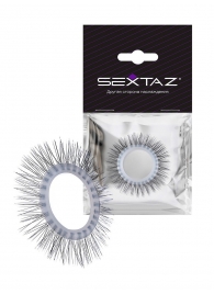 Круглое эрекционное кольцо с «ресничками» - Sextaz - в Воронеже купить с доставкой